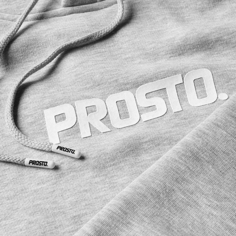 PROSTO felpa da uomo Doit grigio 3