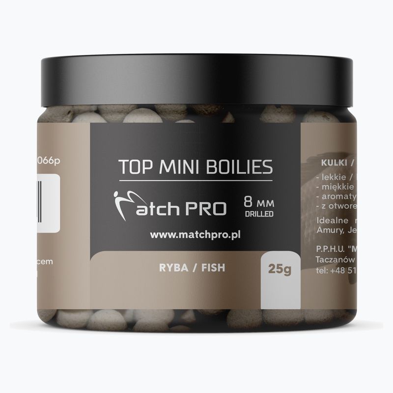 MatchPro Top Boiles Fish 8 mm palline con amo