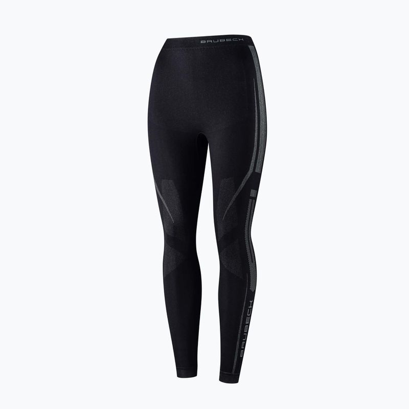 Pantaloni termici da donna Brubeck Dry black/graphite 3