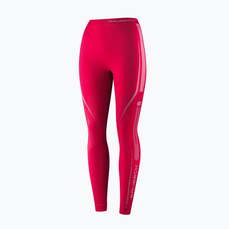 Pantaloni termici da donna Brubeck Dry raspberry/gray 3
