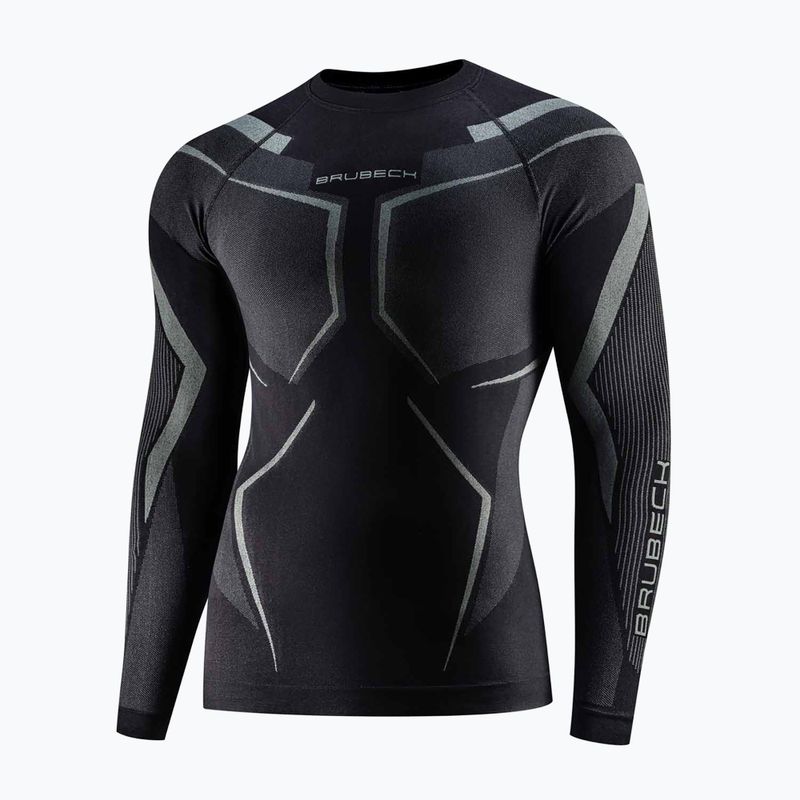 Felpa termica uomo Brubeck Dry black/graphite 3