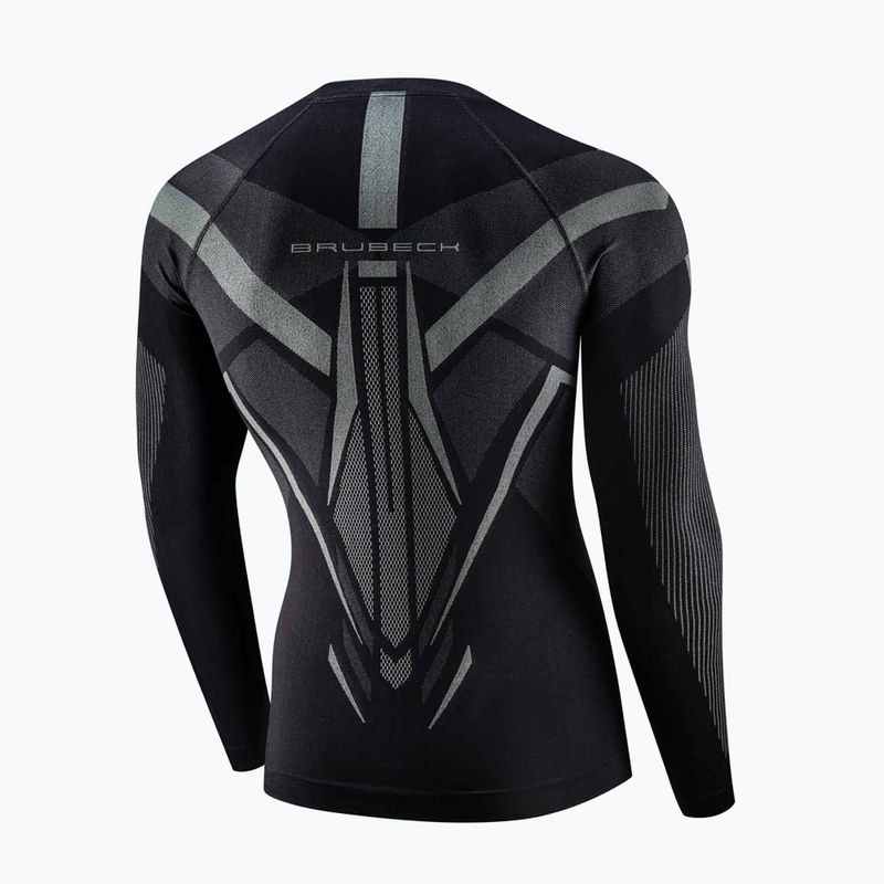 Felpa termica uomo Brubeck Dry black/graphite 4