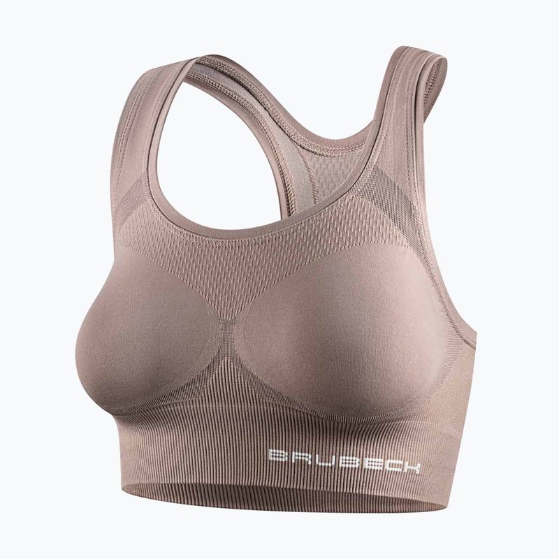 Reggiseno termico Brubeck Gym Crop beige 3
