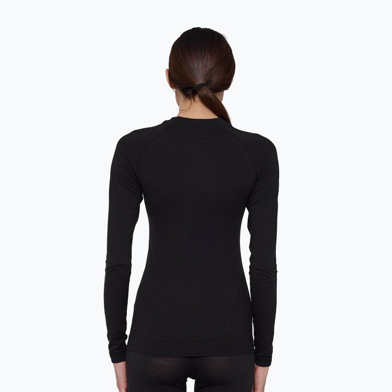 Felpa termica donna Brubeck Active Merino black 2
