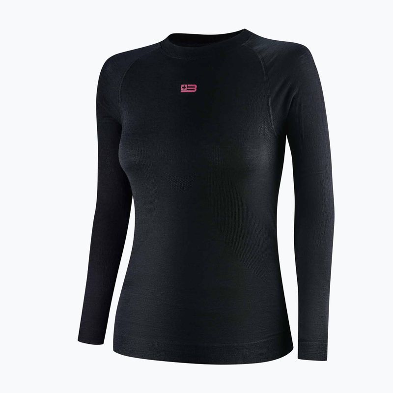 Felpa termica donna Brubeck Active Merino black 3