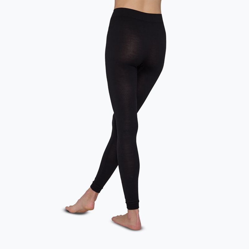Pantaloni termici da donna Brubeck Active Merino black 2