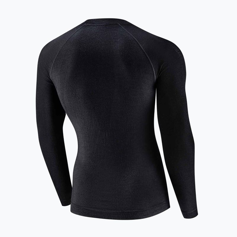 Felpa termica uomo Brubeck Active Merino black 4