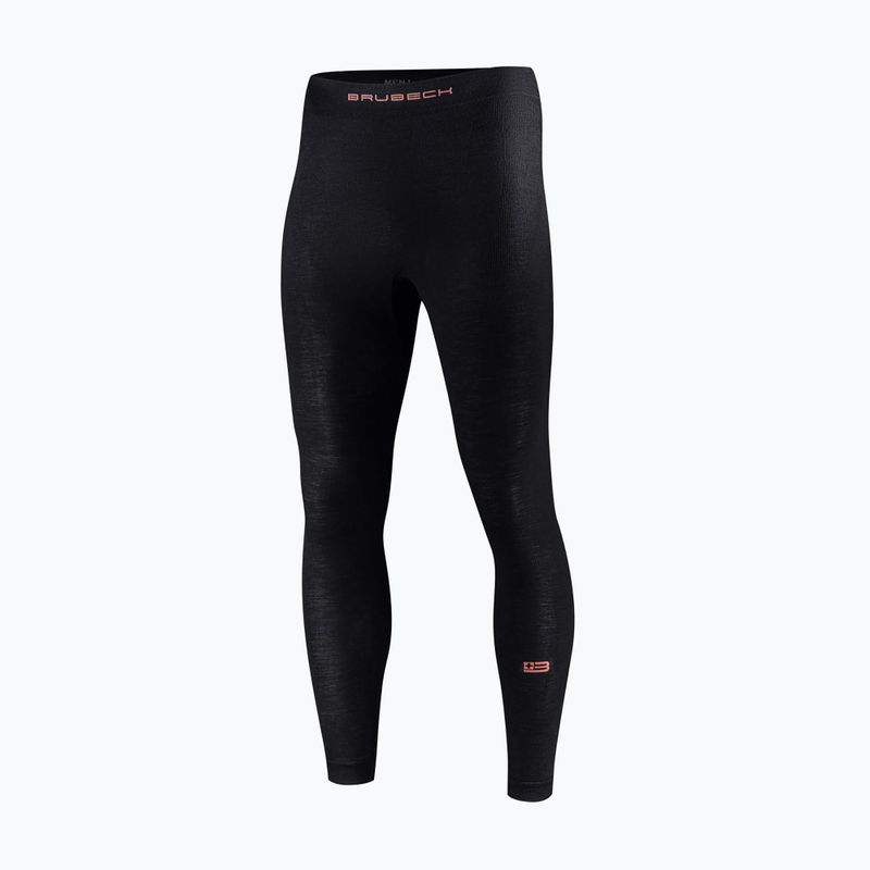 Pantaloni termici da uomo Brubeck Active Merino black 3
