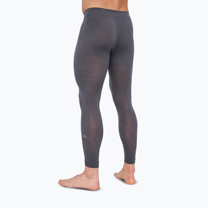 Pantaloni termici da uomo Brubeck Active Merino graphite 2