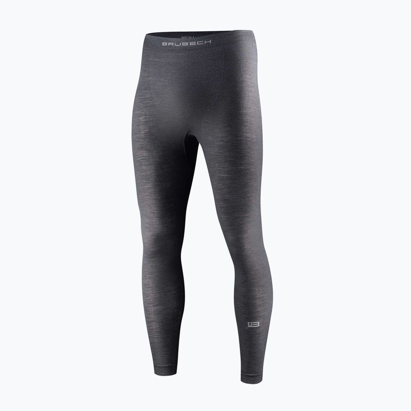 Pantaloni termici da uomo Brubeck Active Merino graphite 3