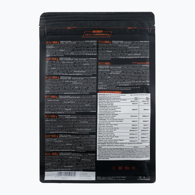 Carboidrati Trec Endu Vitargo Borsa Pesca 1050 g 2