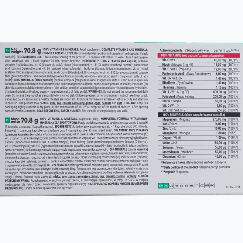 Trec 100% Vitamine e Minerali 60 capsule 2