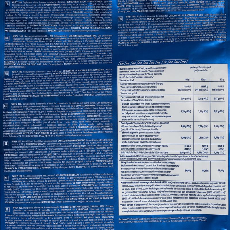 Proteine Whey Trec 100 Chocolate 700 g 2