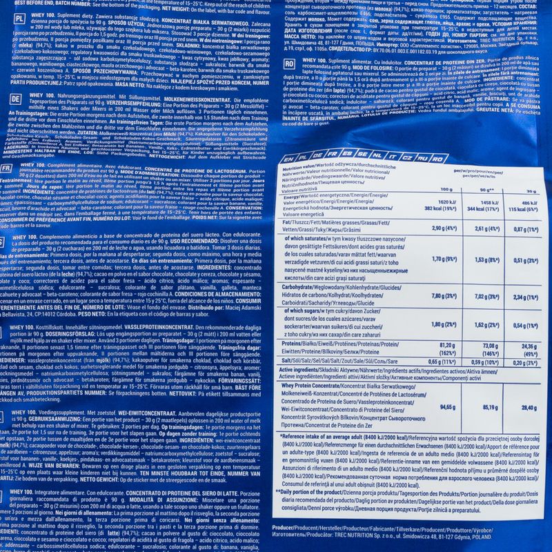 Siero di latte Trec 100 Cioccolato Cocco 2000 g 2