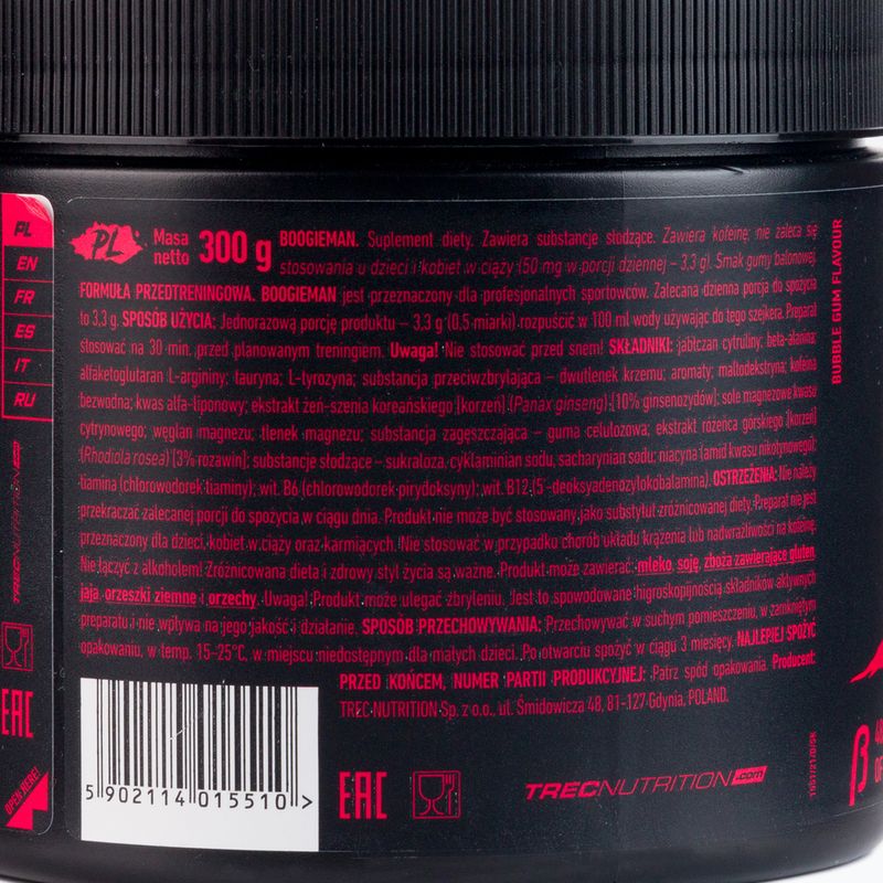 Trec Boogieman Bubble Gum pre-allenamento 300 g 2