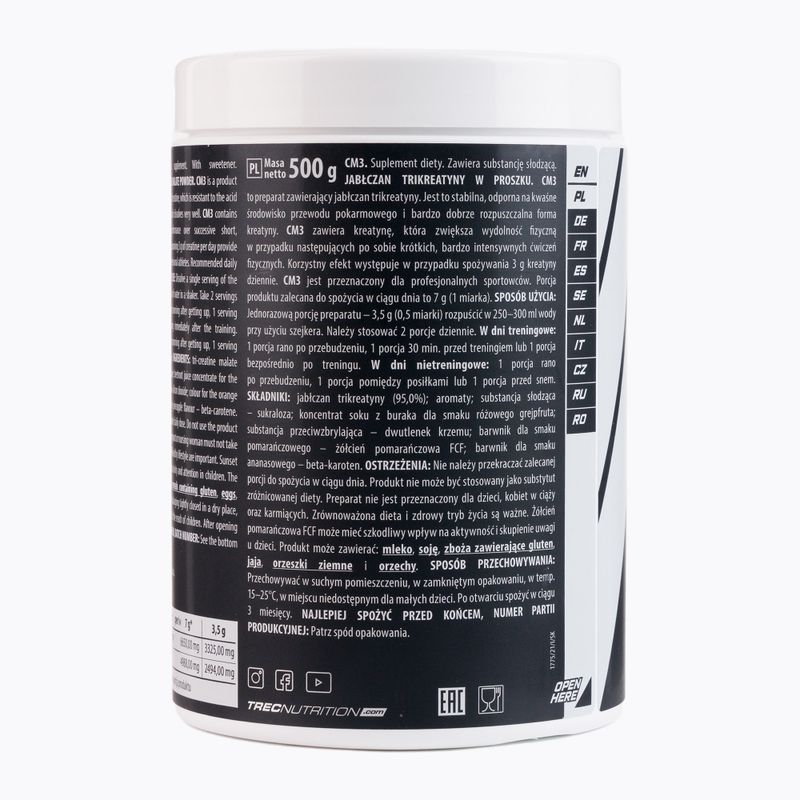 Creatina Trec CM3 Polvere Pompelmo Rosa 500 g 2