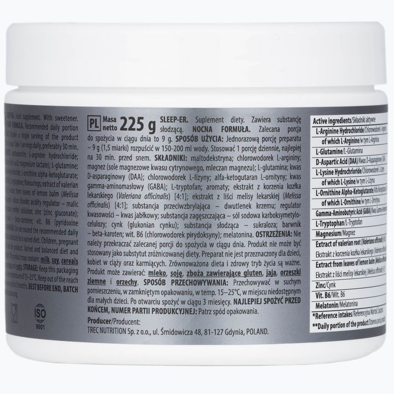 Integratore Trec Sleep-ER Lemon mild 225 g 3