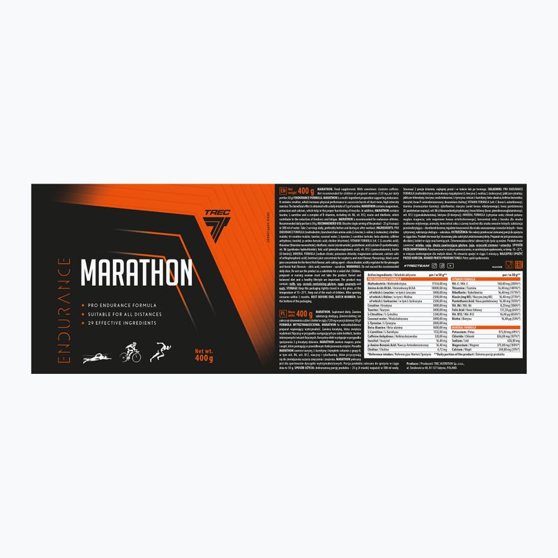Trec Endu Marathon Wildberry 400 g pre-allenamento 5
