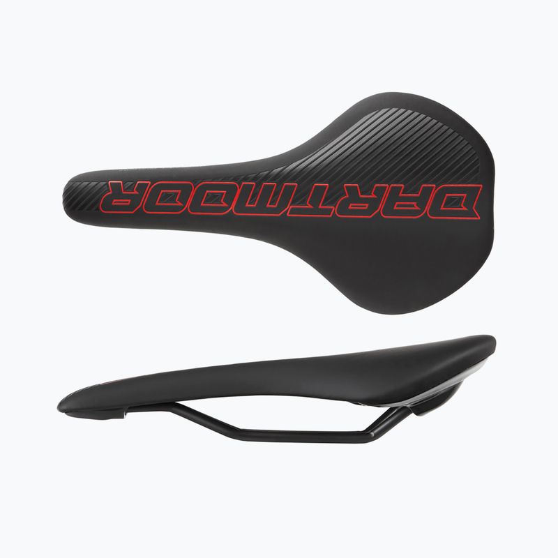 Sella per bicicletta Dartmoor Arrow nero/rosso DART-A2578 6