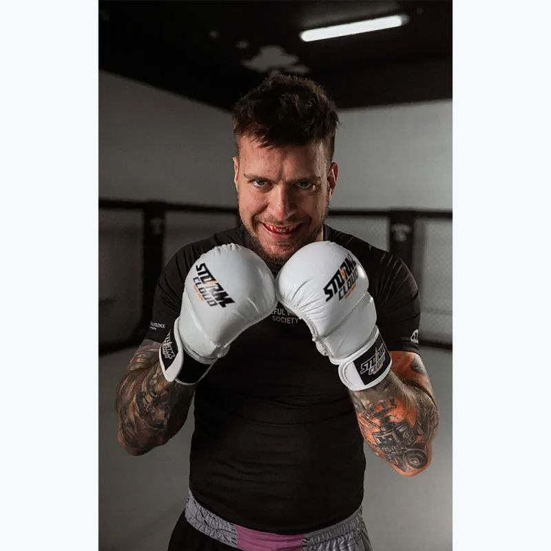 Guanti da grappling StormCloud Hurricane white/black 5