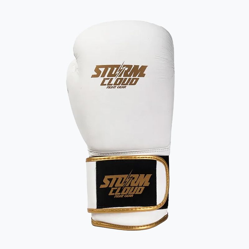 Guantoni da boxe StormCloud Boxing Pro white/gold 2