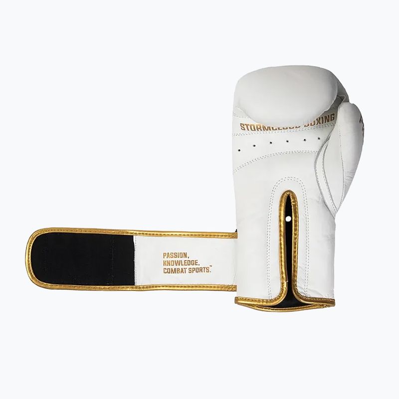 Guantoni da boxe StormCloud Boxing Pro white/gold 3