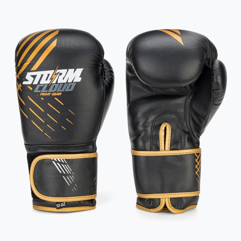 Guantoni da boxe StormCloud Lynx black/gold 2