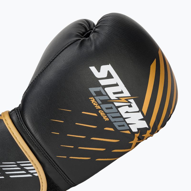Guantoni da boxe StormCloud Lynx black/gold 5