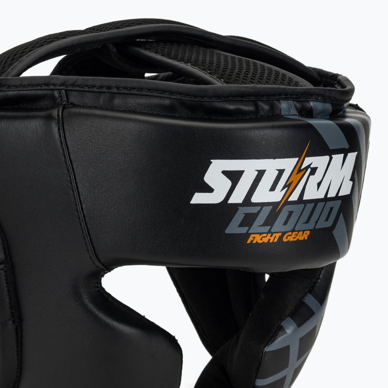 Casco da boxe StormCloud Lynx black/grey 4