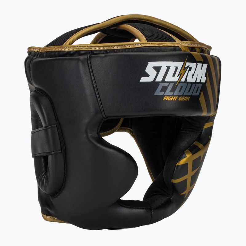 Casco da boxe StormCloud Lynx black/gold