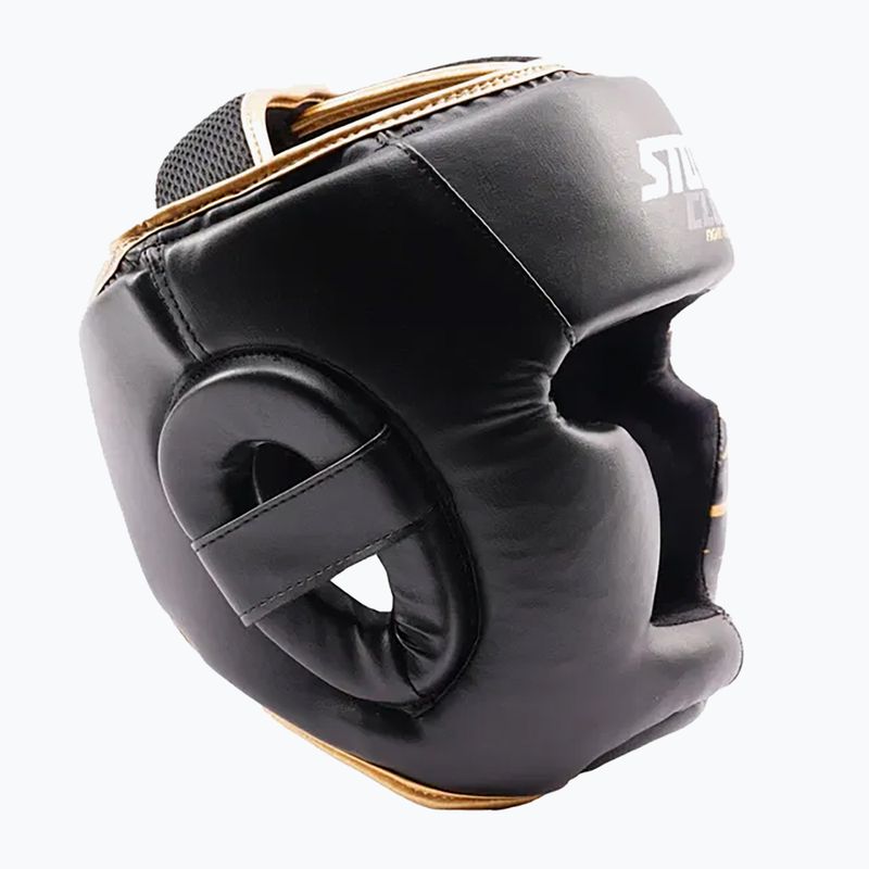 Casco da boxe StormCloud Lynx black/gold 3