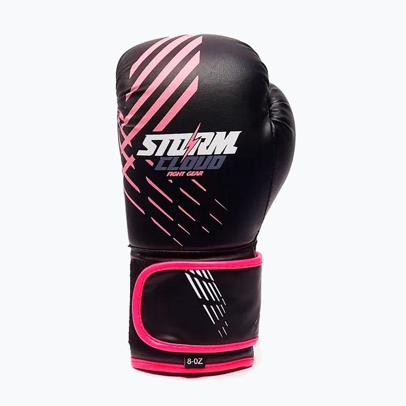 Guantoni da boxe StormCloud Lynx black/pink 2