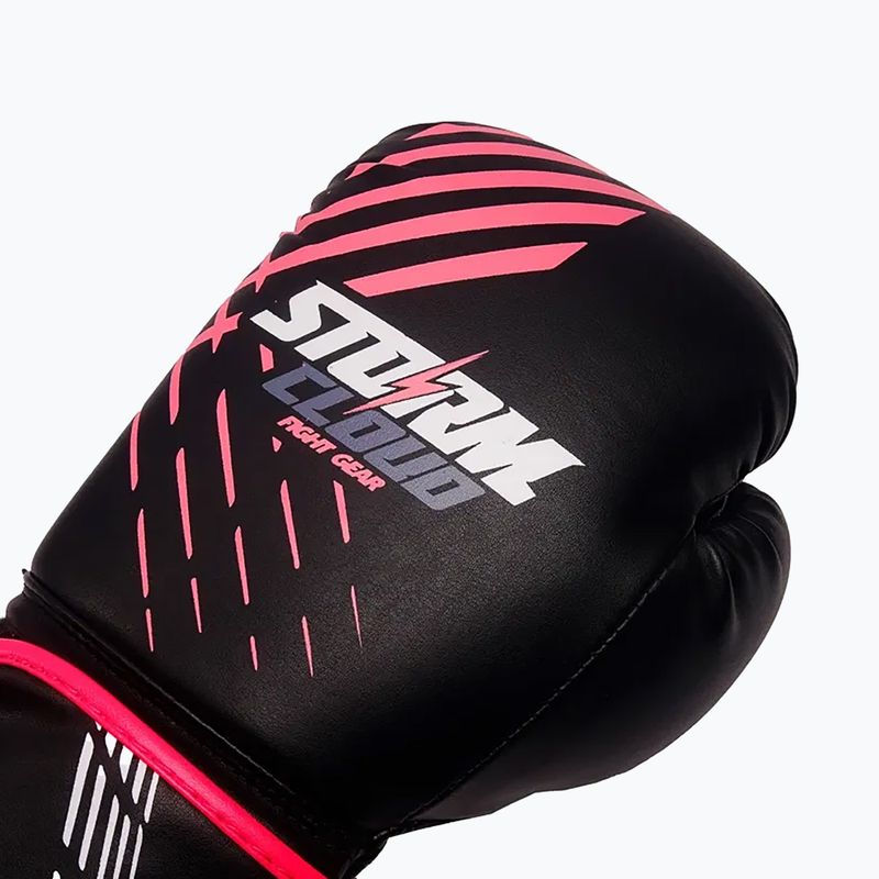 Guantoni da boxe StormCloud Lynx black/pink 3