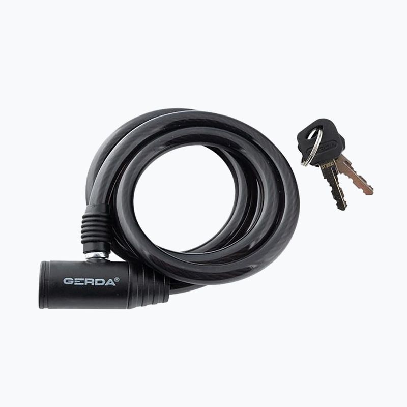 GERDA FLEX 1000/10K lucchetto per bicicletta nero