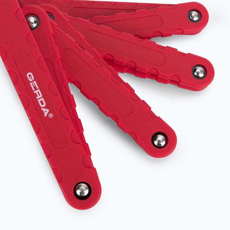 GERDA Fold LiteE 950V lucchetto per bicicletta rosso 4