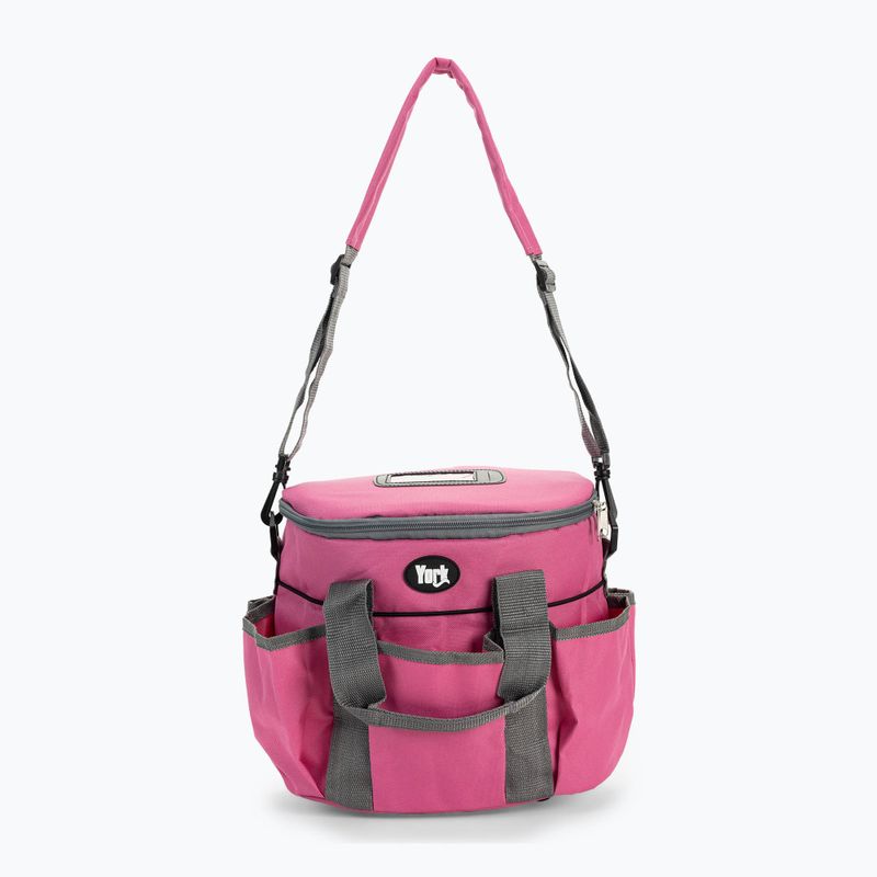 Borsa York per accessori equestri 280103 rosa/grigio