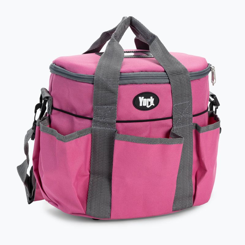 Borsa York per accessori equestri 280103 rosa/grigio 2