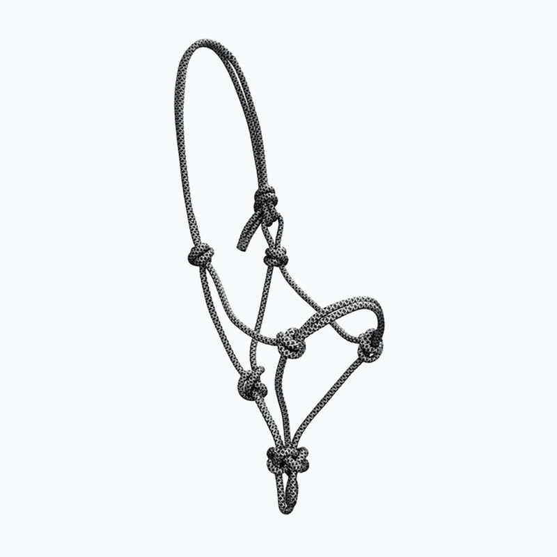 Cavezza York Siena in corda nera per cavallo