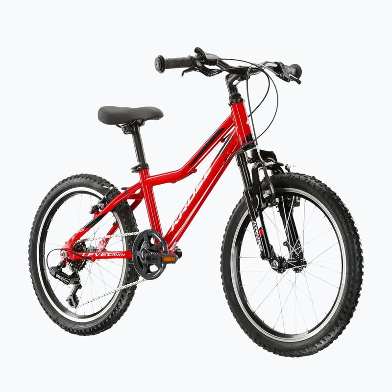 Bicicletta per bambini KROSS Level Mini 2.0 red/black/gloss 2