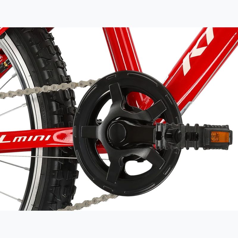Bicicletta per bambini KROSS Level Mini 2.0 red/black/gloss 8