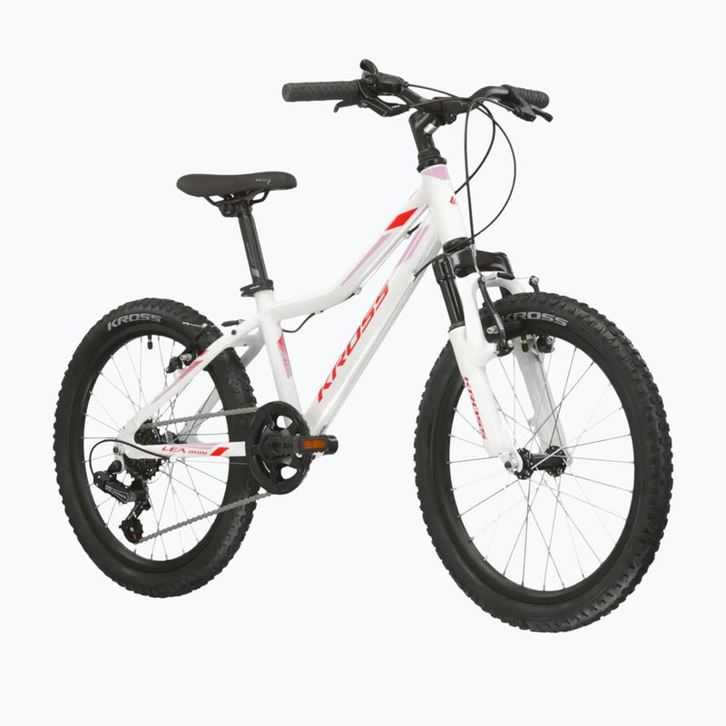 Bicicletta per bambini KROSS Lea Mini 2.0 white/red/gloss 2