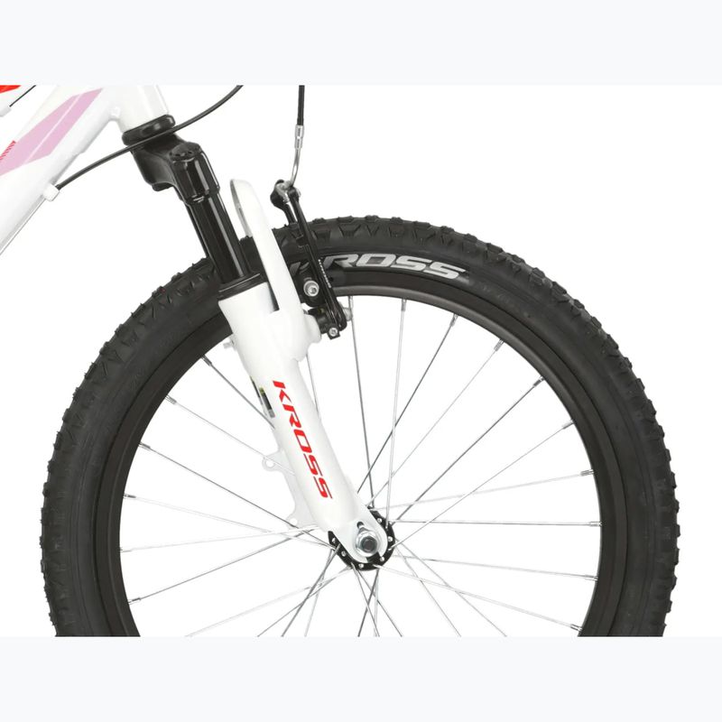 Bicicletta per bambini KROSS Lea Mini 2.0 white/red/gloss 6