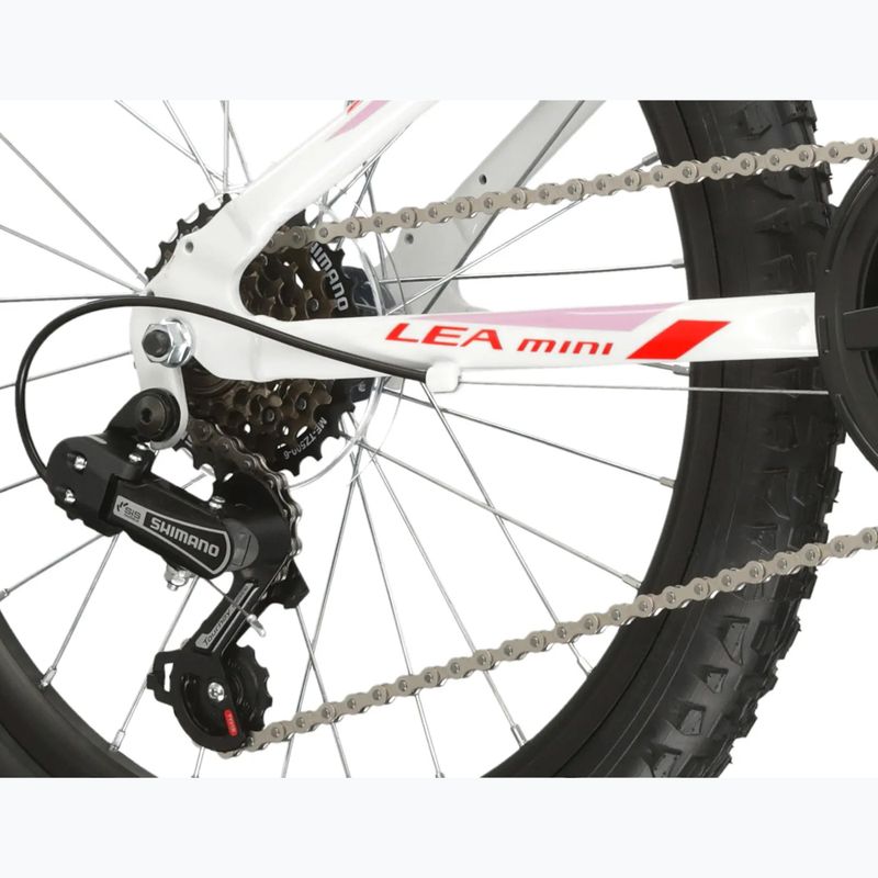 Bicicletta per bambini KROSS Lea Mini 2.0 white/red/gloss 7