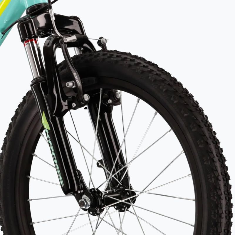 Bicicletta per bambini KROSS Lea Mini 2.0 celadon/lime/gloss 5