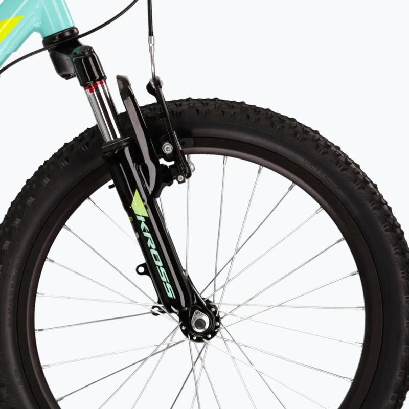 Bicicletta per bambini KROSS Lea Mini 2.0 celadon/lime/gloss 6