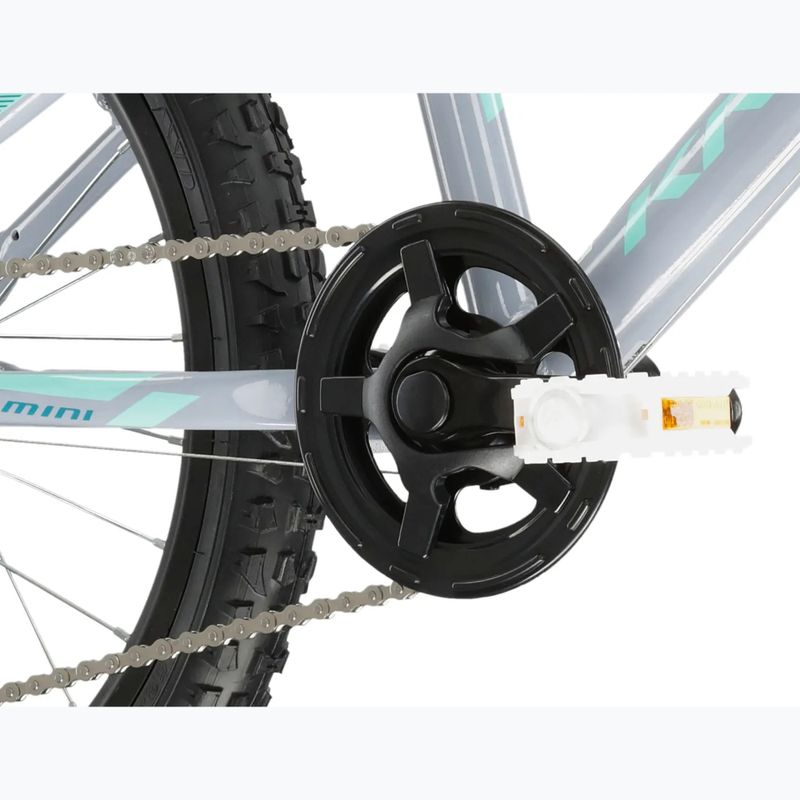 Bicicletta per bambini KROSS Lea Mini 1.0 grey/mint/gloss 8