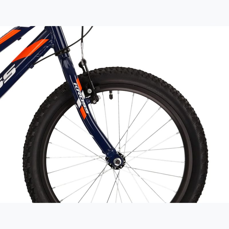 Bicicletta per bambini KROSS Hexagon Mini 1.0 navy blue/white/gloss 5