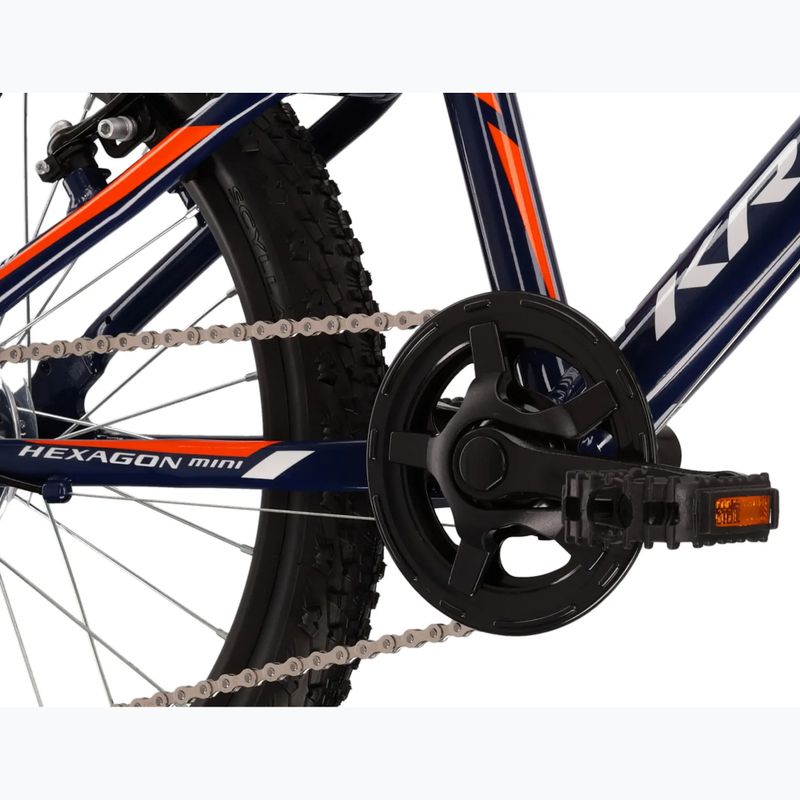 Bicicletta per bambini KROSS Hexagon Mini 1.0 navy blue/white/gloss 7