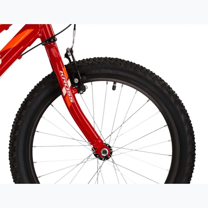 Bicicletta per bambini KROSS Hexagon Mini 1.0 red/white/gloss 6