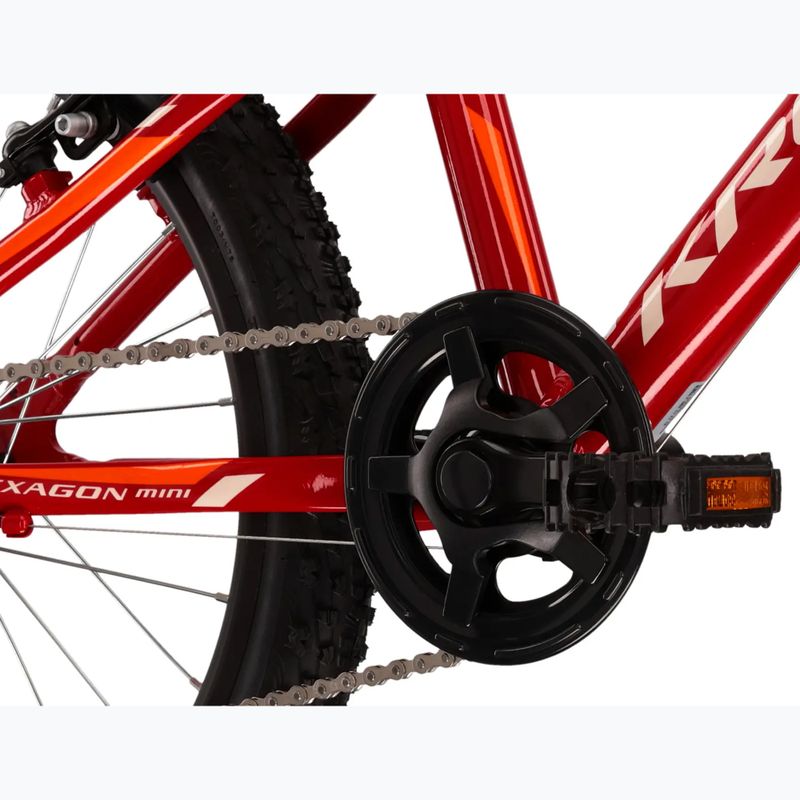 Bicicletta per bambini KROSS Hexagon Mini 1.0 red/white/gloss 7